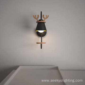 Reindeer Wall Lamp For Kids Room Decoration